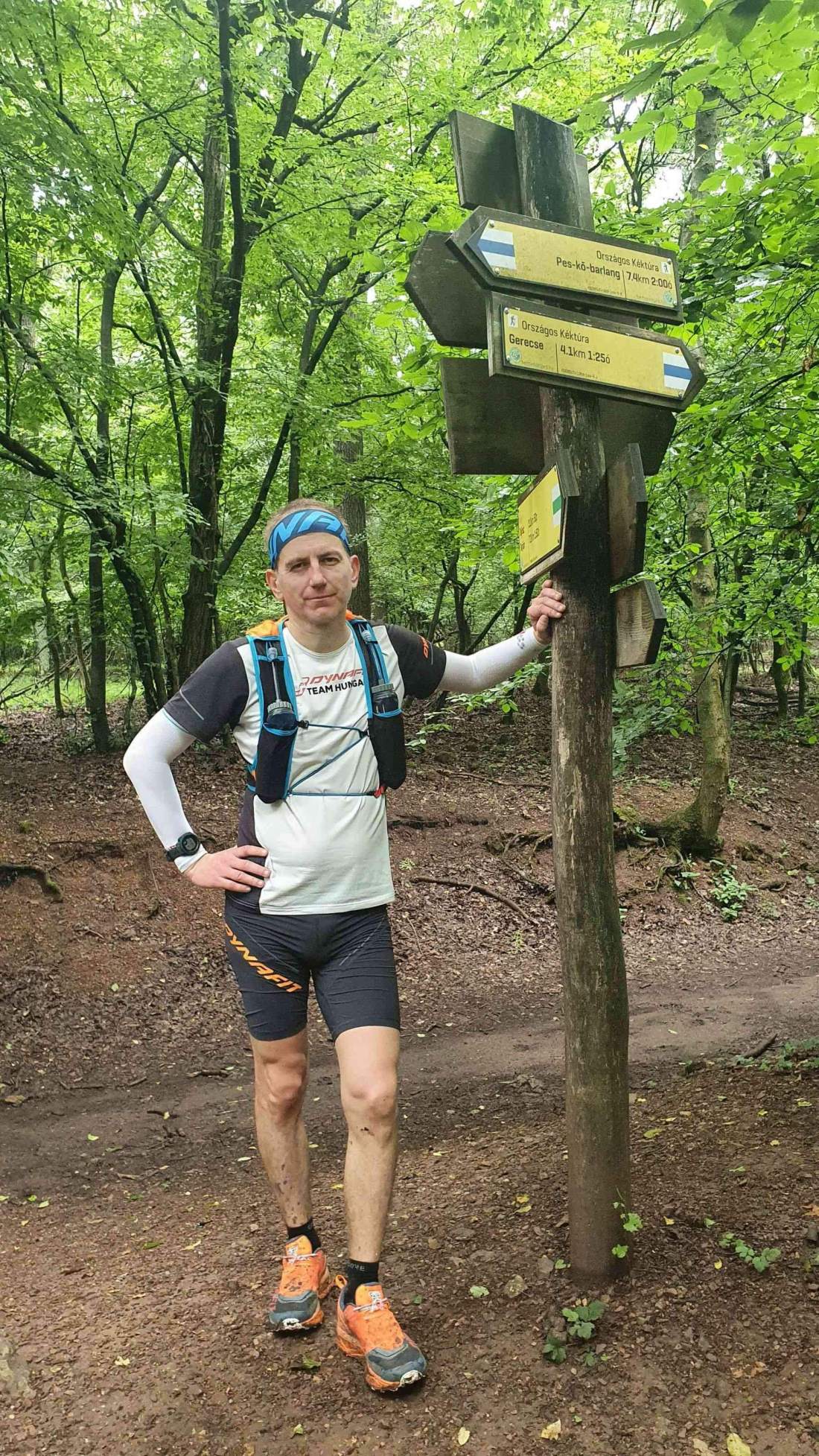 Kovács Józsi Gerecsei hegyi maratont futott
