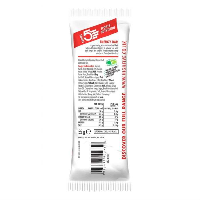 High5 (Sports Bar) Energy Bar Karamell 55g