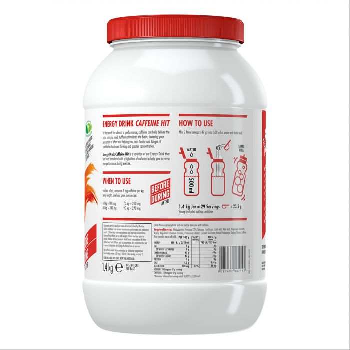 High5 2:1 Energy Drink Caffeine HIT Citrom 1,4kg (~30 Adag) (koffeines)