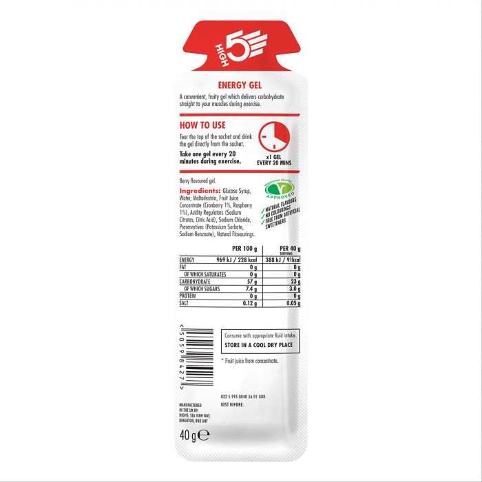 High5 Energy Gel Ny�rigy�m�lcs 40g
