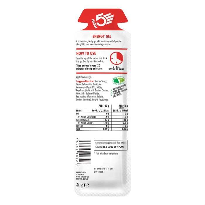 High5 Energy Gel Z�ldalma 40g