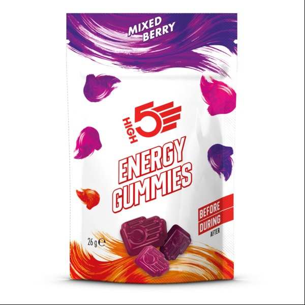 High5 Energy Gummies Málna 26g (6db/csomag)