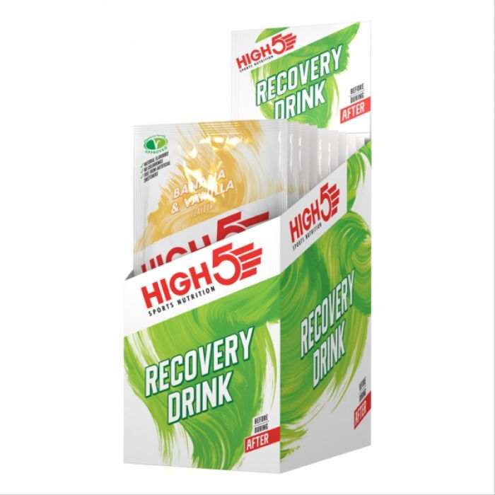 High5 Recovery Drink Banán/Vanilia (9×60g)