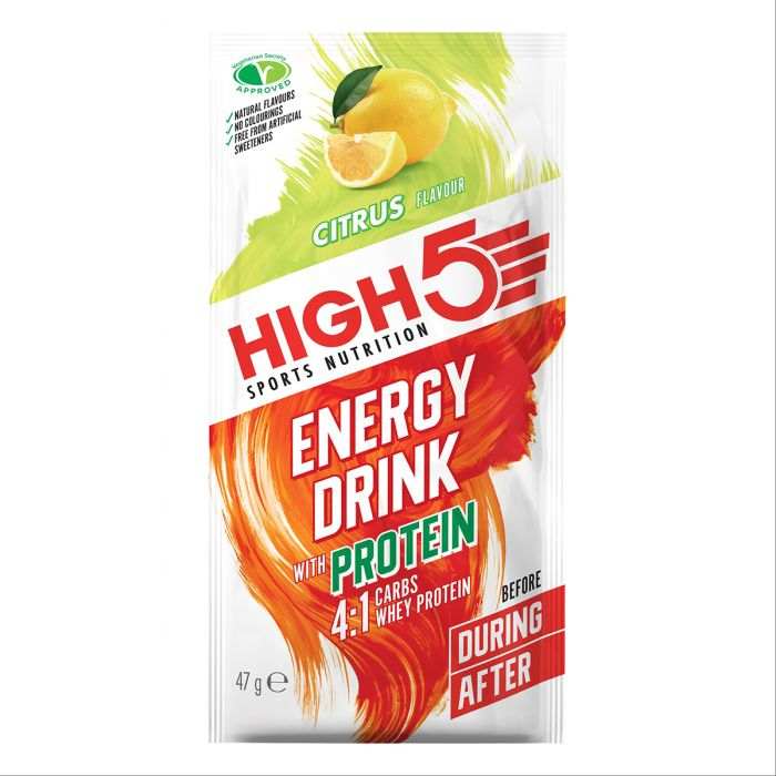 High5 4:1 Energy Drink + PROTEIN Citrom (12x47g)	