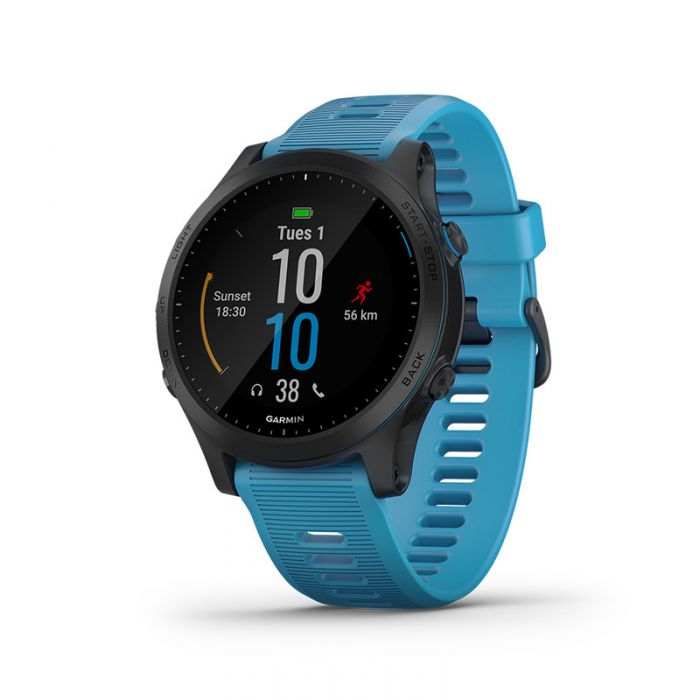 GARMIN Forerunner 945 Kék/Szürke HRM-Tri és HRM-Swim pánttal