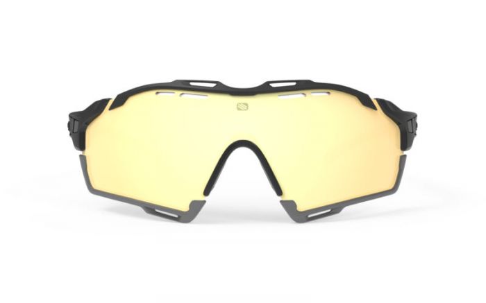 RUDY PROJECT CUTLINE BLACK-BLACK GREY BUMPERS/MULTILASER GOLD szem�veg