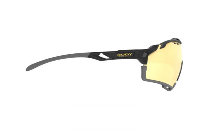 RUDY PROJECT CUTLINE BLACK-BLACK GREY BUMPERS/MULTILASER GOLD szem�veg