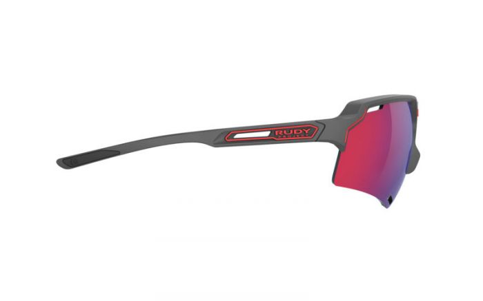 RUDY PROJECT DELTABEAT CHARCOAL/MULTILASER RED szem�veg