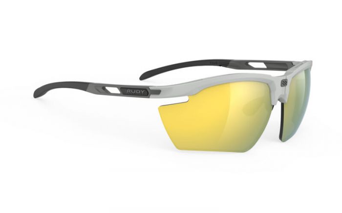 RUDY PROJECT MAGNUS LIGHT GREY/MULTILASER YELLOW szem�veg