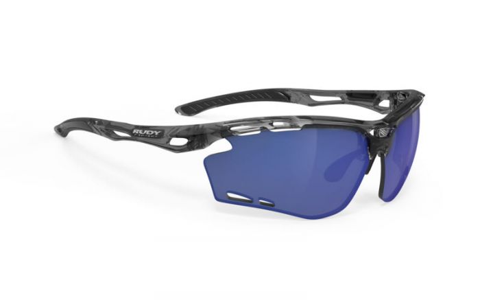 RUDY PROJECT PROPULSE CRYSTAL ASH/MULTILASER DEEP BLUE szem�veg