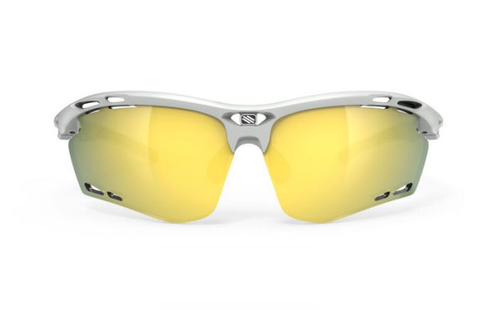 RUDY PROJECT PROPULSE LIGHT GREY/MULTILASER YELLOW szem�veg