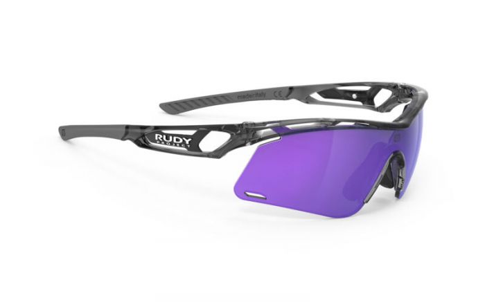 RUDY PROJECT TRALYX PLUS SLIM CRYSTAL ASH/MULTILASER VIOLET napszem�veg