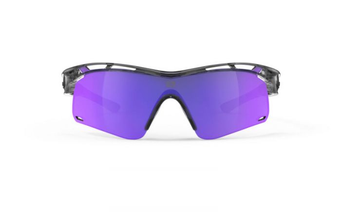 RUDY PROJECT TRALYX PLUS SLIM CRYSTAL ASH/MULTILASER VIOLET napszem�veg
