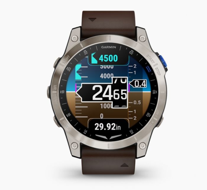 Garmin D2 MACH 1 (SD) FEKETE TIT�NIUM, BARNA B�R SZ�JJAL
