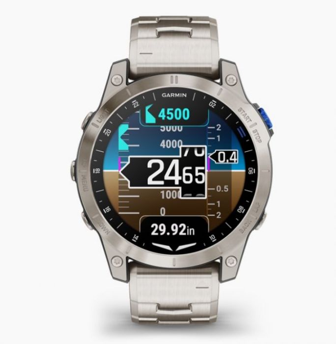 Garmin D2 MACH 1 (SD) FEKETE TIT�NIUM, TIT�NIUM SZ�JJAL
