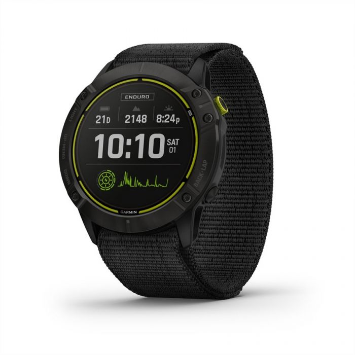 Garmin ENDURO KARBONSZÜRKE DLC TITÁN ULTRAFIT FONOTT NEJLON SZÍJJAL