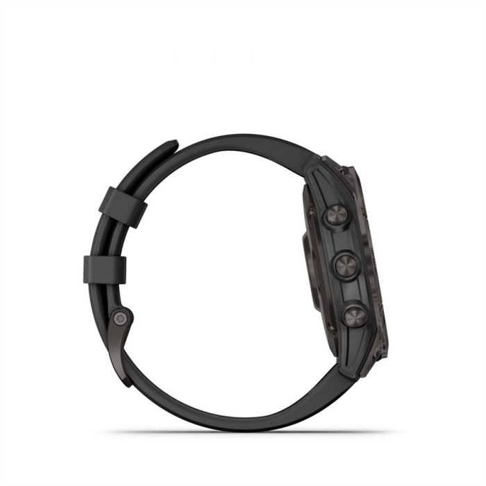 Garmin EPIX (GEN2) FEKETE SZ�RKE DLC TIT�NIUM, SZILIKON SZ�JJAL