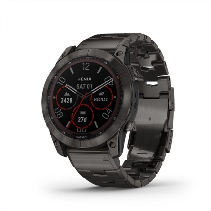 Garmin FENIX 7X (SD) SAPPHIRE SZÜRKE FÉM SZÍJJAL (SOLAR)