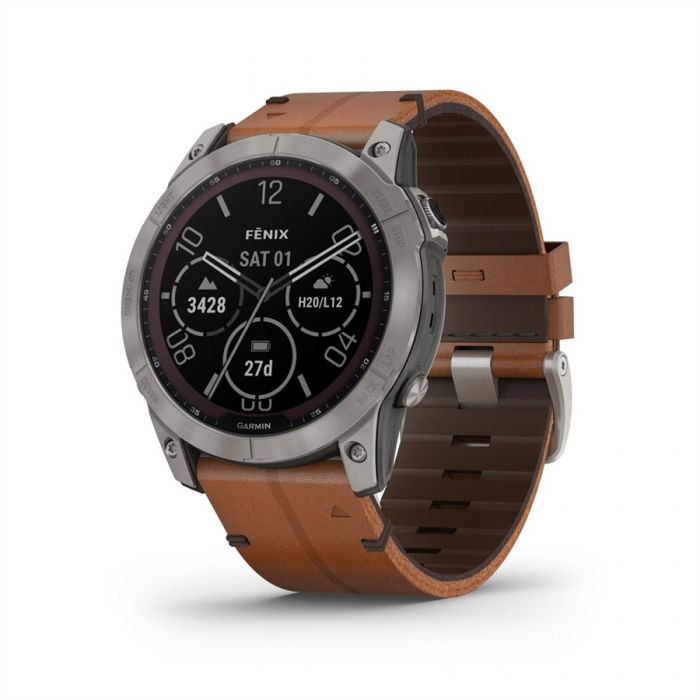 Garmin FENIX 7X (SD) SAPPHIRE TIT�NIUM BARNA B�R SZ�JJAL (SOLAR)	