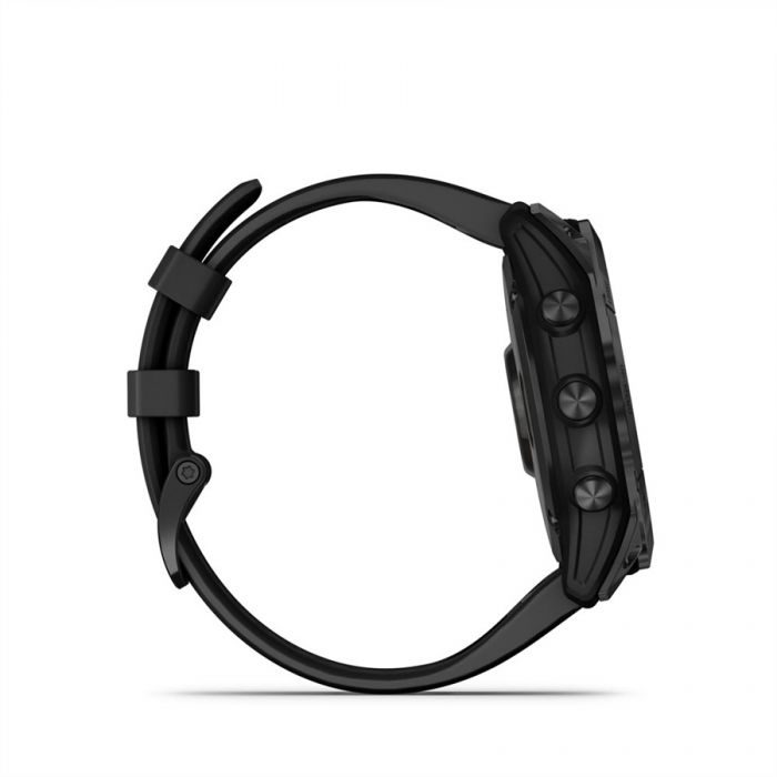 Garmin FENIX 7X SAPPHIRE FEKETE, FEKETE SZILIKON SZ�JJAL (SOLAR)	