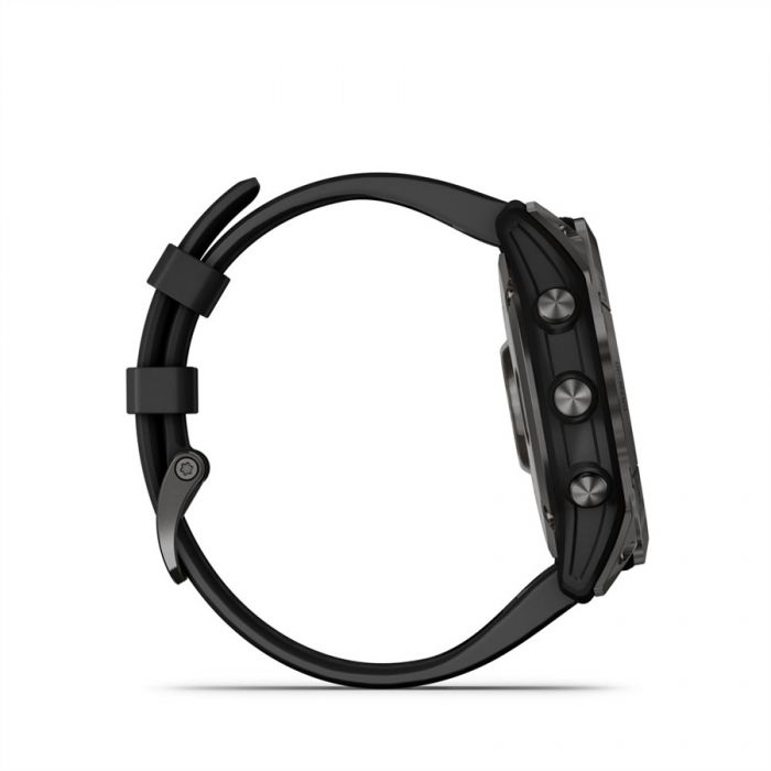Garmin FENIX 7X SOLAR FEKETE, FEKETE SZILIKON SZ�JJAL	