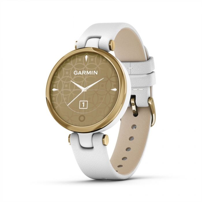 Garmin LILY CLASSIC ARANY, FEHÉR TOK ÉS BŐRSZÍJ