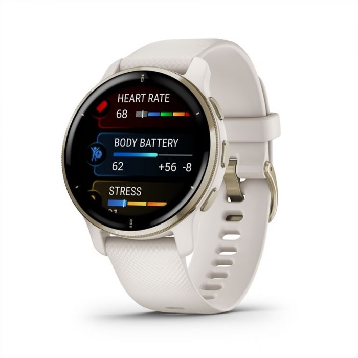 Garmin VENU 2 PLUS ELEFÁNTCSONT KRÉMARANY KERETTEL, ÉS ELEFÁNTCSONT SZÍNŰ SZÍJJAL