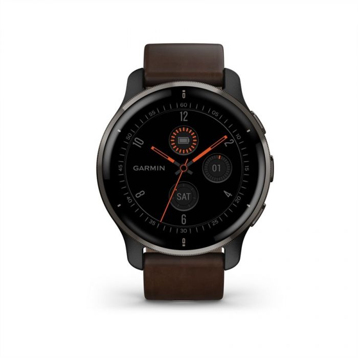 Garmin VENU 2 PLUS FEKETE �S SZ�RKE, B�R SZ�JJAL