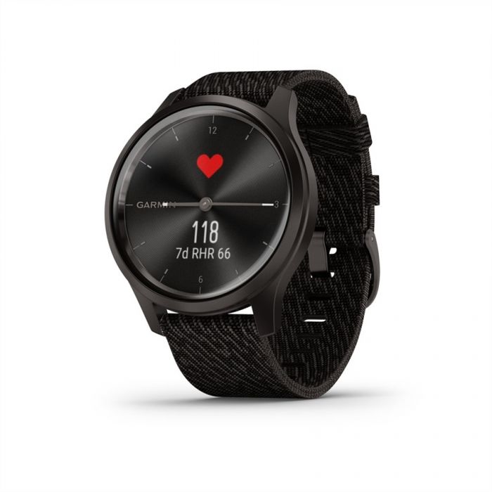 Garmin V�VOMOVE STYLE FEKETE BORS FEKETE NYLON SZ�JJAL, SZ�RKE CSATTAL