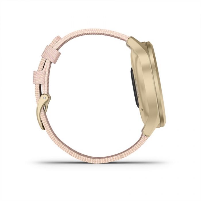 Garmin V�VOMOVE STYLE LIGHT GOLD PINK NYLON SZ�JJAL, LIGHT GOLD CSATTAL