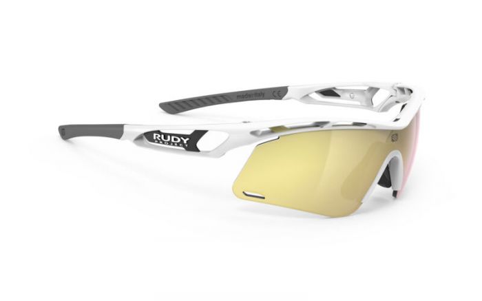 RUDY PROJECT TRALYX PLUS SLIM WHITE/MULTILASER GOLD