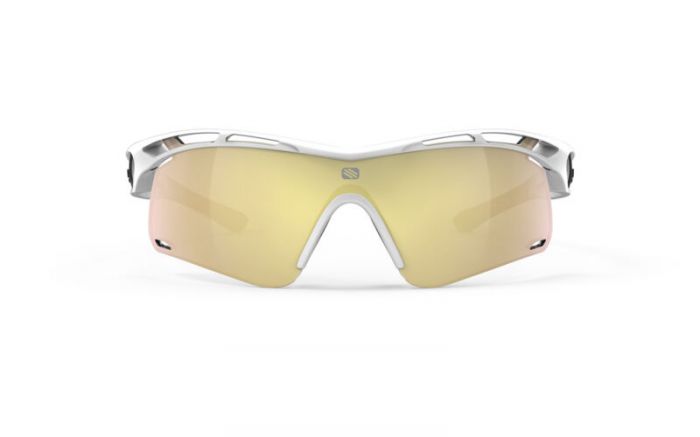 RUDY PROJECT TRALYX PLUS SLIM WHITE/MULTILASER GOLD