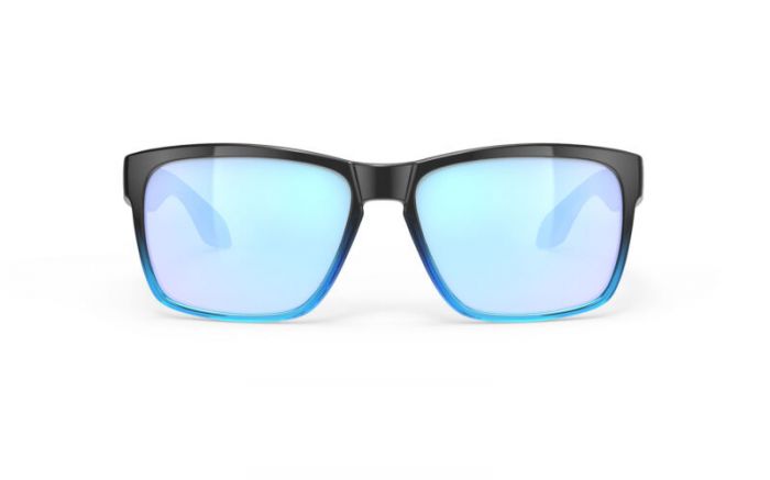 RUDY PROJECT SPINHAWK BLACK FADE CRYSTAL AZUR GLOSS/MULTILASER ICE napszem�veg